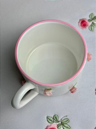 Xícara artesanal mini flor