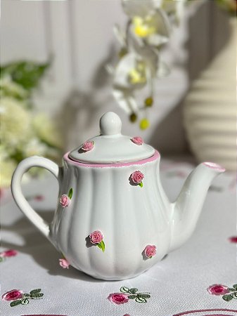 Bule artesanal mini flor