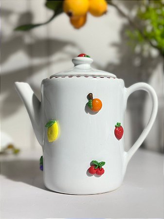 Bule artesanal mini frutinhas