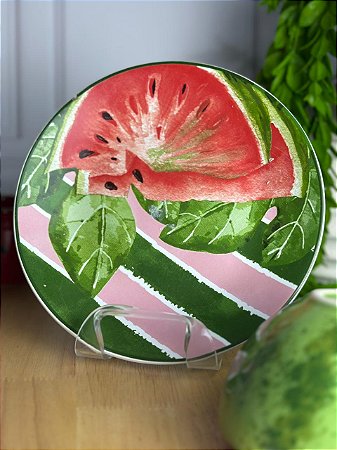 Prato sobremesa frutas melancia