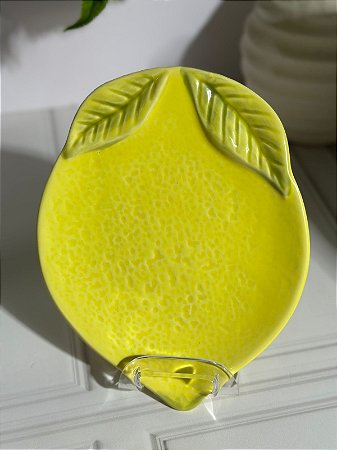 Prato sobremesa limão