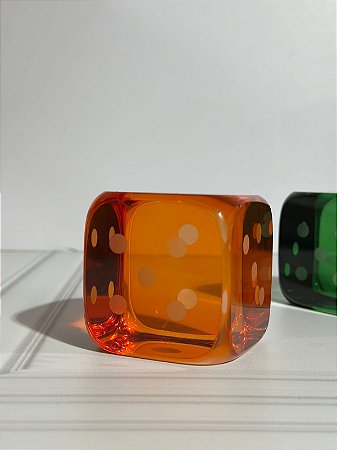 Dado decor cristal âmbar