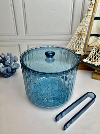 Champanheira Redonda Acrílico Bolhas