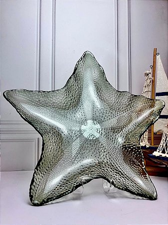 Petisqueira em acrílico formato de estrela M