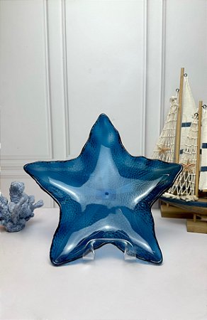 Petisqueira acrílica formato de estrela do mar