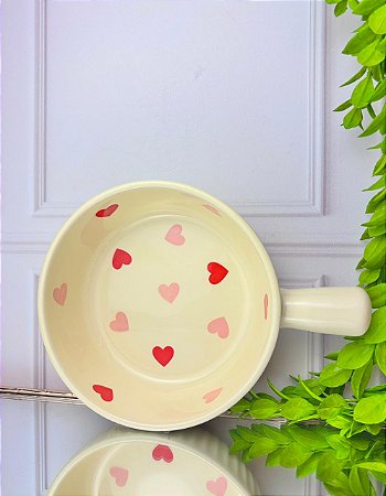 Panelinha de cerâmica coração