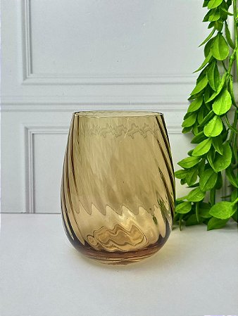 Copo vidro âmbar 450 ml