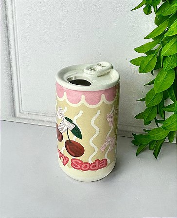 Vaso cerâmica cherry