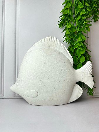 Escultura peixe em polirresina