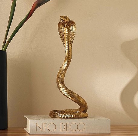 Escultura Serpente em Polirresina