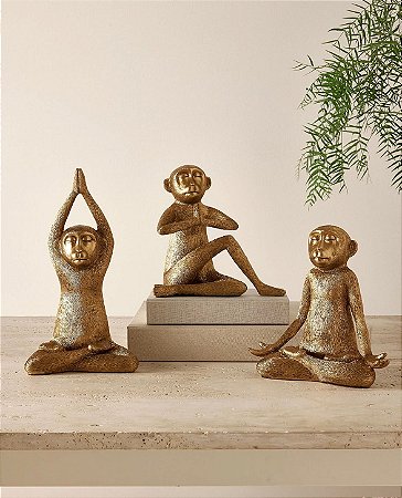 Escultura Macaco em Polirresina - A