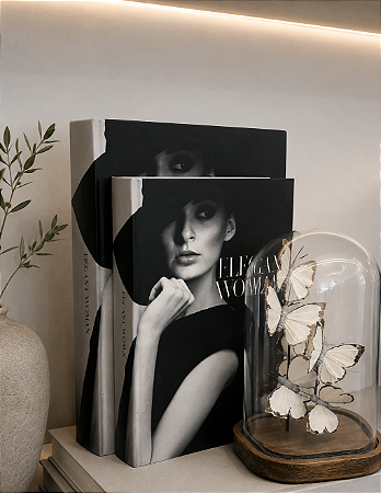 Conjunto Livros Caixa Elegant Woman - 2 peças