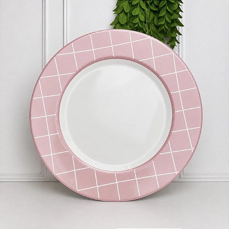 Boleira média laços rosa