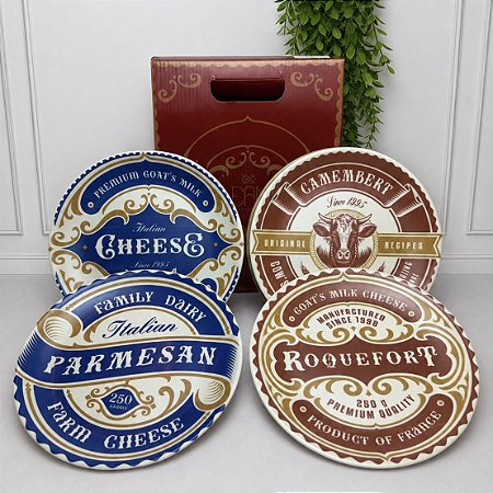 Kit 4 peças cheese collection