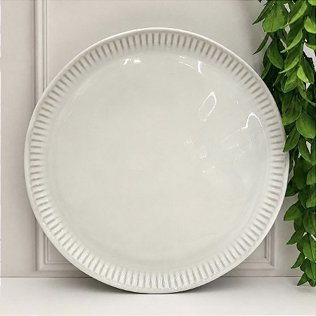 Prato sobremesa New White