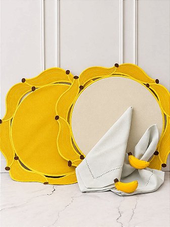 Kit mesa posta Banana (Compre por número de lugares)