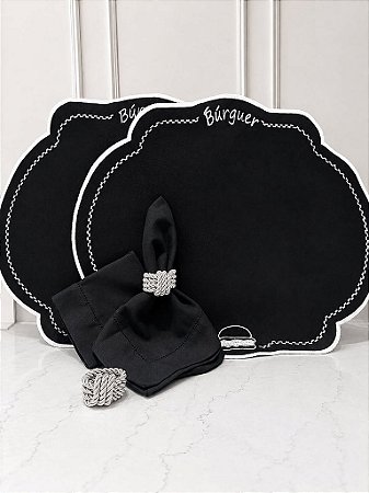 Kit mesa posta Burguer (compre por número de lugares)