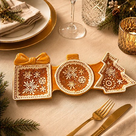PETISQUEIRA BASE TRIPLA GINGERBREAD BEGE
