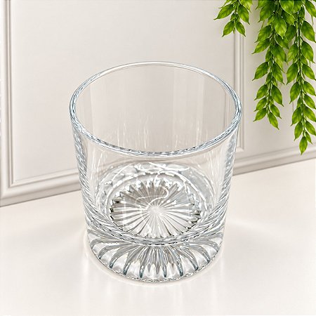 COPO WHISKY VIDRO TRANSPARENTE (300ml)
