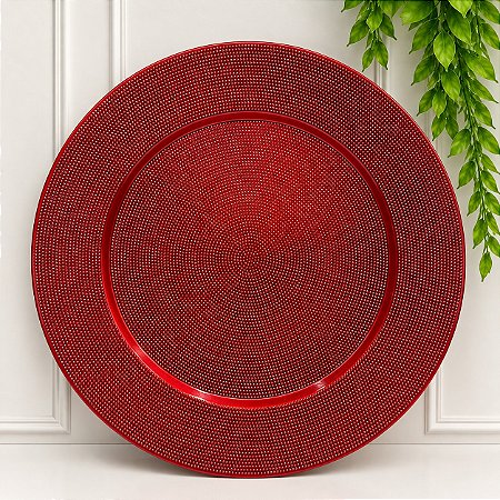 SOUSPLAT CLÁSSICO VERMELHO (33cm)