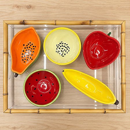 KIT 5 BOWLS DE FRUTA