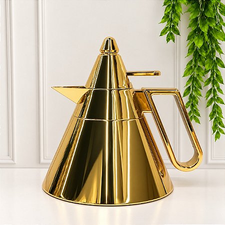 GARRAFA TERMICA INOX NARA DOURADA