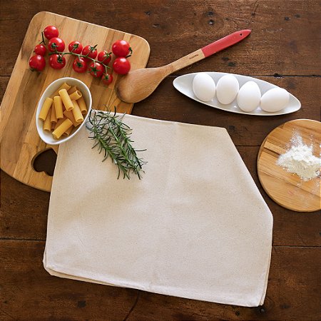 Pano de Copa Bianca Off White - Algodão, 50x70cm