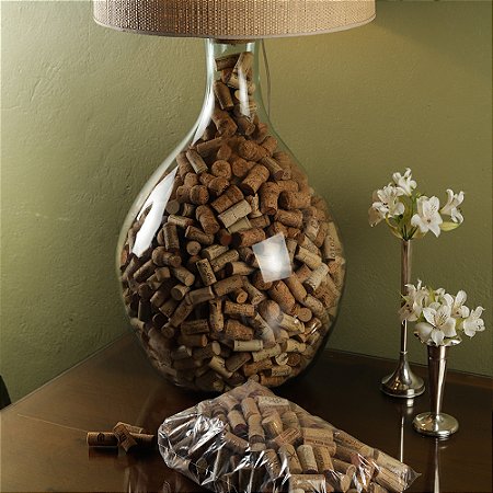 Kit Rolhas de Cortiça de Vinhos Variados para Decoração e Artesanato - 50 Un