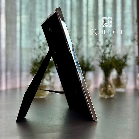 Porta-Retrato Aço Prateado