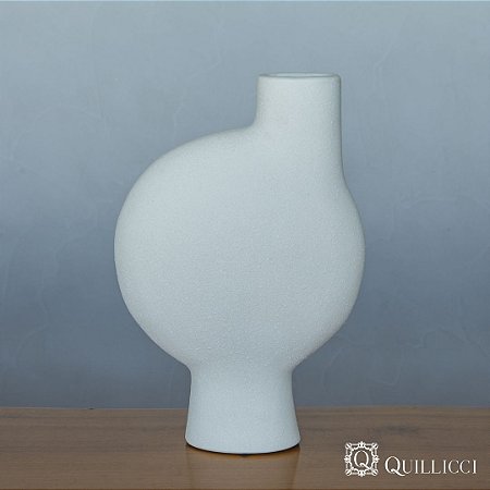 VASO DE CERAMICA TIPO ANFORA