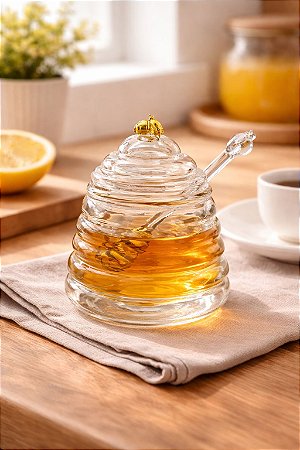 Meleira Little Bee 9x9x9,5cm | Cristal Ecológico