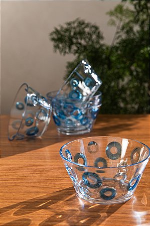 Bowl Textura Círculos 14x14x7cm  | Acrílico