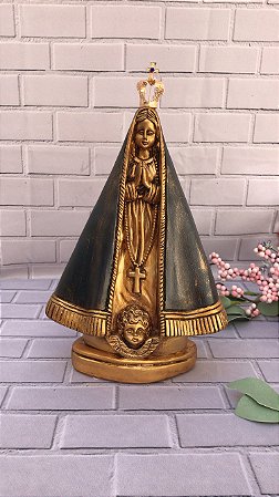 Nossa Senhora Aparecida com Coroa - 25cm