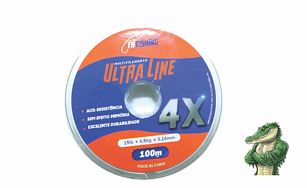 Linha Multifilamento Ultra Line  4x com 100m