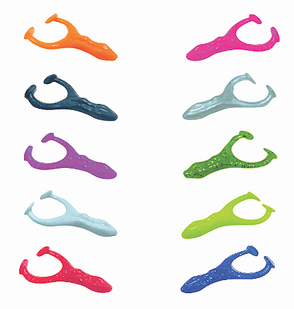 Sapinho Gator Frog Alligator  7cm  kit com 5 pç - promoção