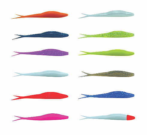 ISCA SHAD EXPLOSION  12,5CM  DA ALLIGATOR PACOTE COM 6PÇ