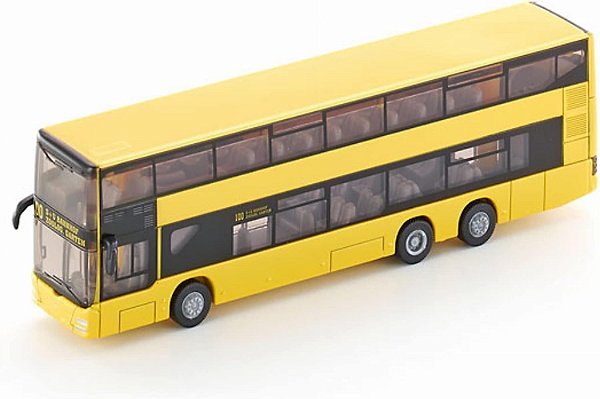 Miniatura 1:87 Ônibus MAN Double Decker City Siku Detalhado