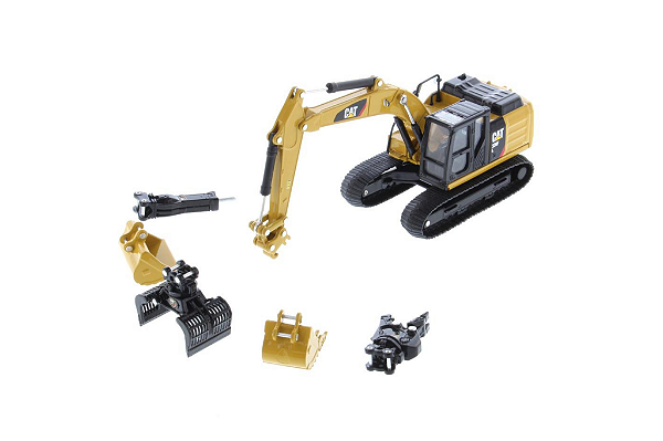 Miniatura Escavadeira Caterpillar 320F L 1/50 Diecast Master