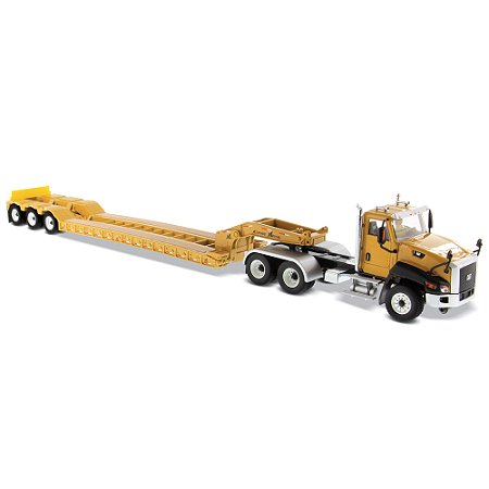Miniatura Caminhão Plataforma 1/50 Caterpillar CT660 Day Cab