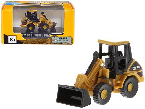 Miniatura 1/64 Retro Escavadeira Caterpillar 906 Diecast