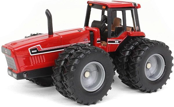 Miniatura Trator Case IH 6588 Rodado Duplo Escala 1/64