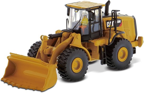 MINIATURA RETRO ESCAVADEIRA CATERPILLAR 966M ESCALA 1/87