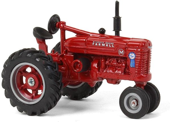 Miniatura Trator Case IH Farmall M Blue Ribbon Service 1/64