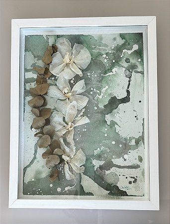 Obra Original Suíte Francesa com moldura