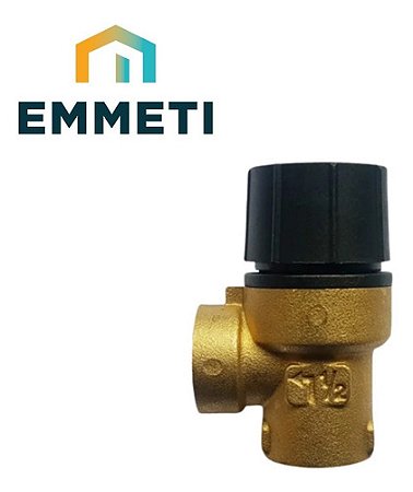 VALVULA DE SEGURANÇA 4 BAR 1/2 POL EMMETI