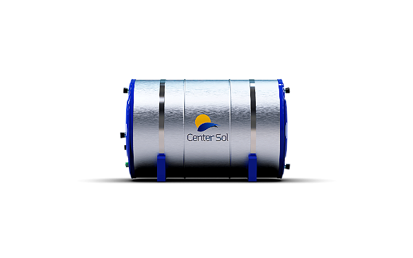 BOILER 100 LITROS / AÇO INOX 304 / ALTA PRESSÃO / CENTER SOL