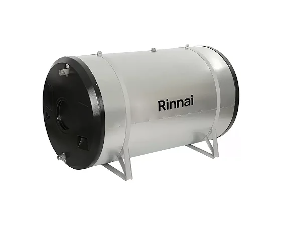 BOILER 400 LITROS / AÇO INOX 444 / DESNÍVEL / BAIXA PRESSÃO / RINNAI