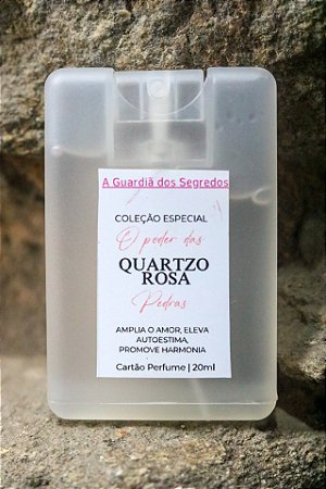 Cartão Perfume Quartzo Rosa - 20ml