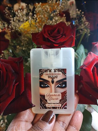 Cartão Perfume Rainha do Deserto - 20ml