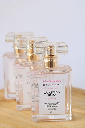 Perfume Quartzo Rosa no Vidro 50 ml